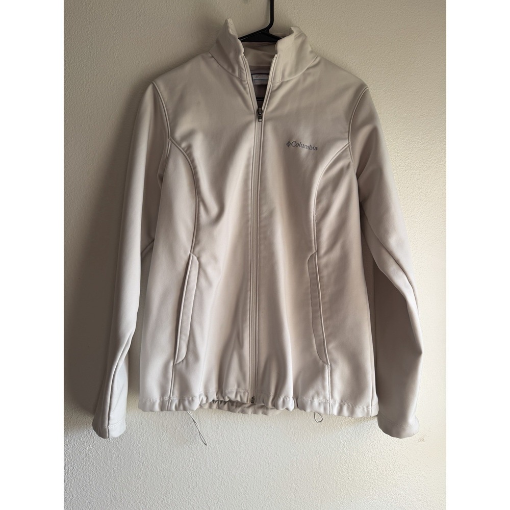 Columbia Herald Square Soft-Shell Jacket Women's Size Medium - Ivory Color‎